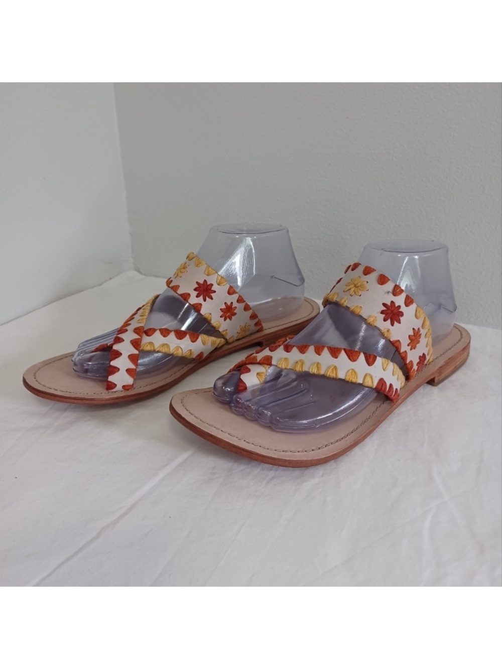 FREE PEOPLE BELLA CAIA CROCHET SANDALS -size 40